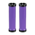 thumbnail image 2 of Universal 22.2mm Bicycle Rubber Handlebar Grips | Ergonomic Non-Slip Shock Absorbing Soft Rubber Covers for Road Mountain Electric Bikes | Comfortable Grip 5in Length | Pack of 2, 2 of 6