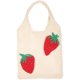 thumbnail image 1 of Bolso de fresa para mujer, bolso de hombro tejido a mano, bolso de playa de verano, bolso de mano portátil, 1 of 7