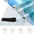 thumbnail image 3 of Quick-Dry Beach Towel 71x31in with Storage Bag, Sand Free Microfiber Towel for Travel, Swimming, Camping Watercolor Seashells Pattern, 3 of 9