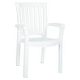 thumbnail image 1 of Compamia Sunshine Transitional Resin Patio Dining Arm Chair in White, 1 of 8