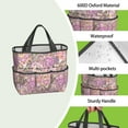 thumbnail image 4 of Bright Paisley Garden Tools Bag, Water-proof Floral Oxford Garden Tote Home Organizer Gardening Tool Bag Kit Holder with 8 Pockets for Indoor and Outdoor Gardening(Tools Not Included), 4 of 4