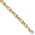 thumbnail image 3 of Auriga 14k Yellow Gold Mariner's Link 7.5inch Bracelet for Women, 3 of 6