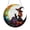 K, variant on PPKVUFD Halloween Witch Themed Ornaments, Acrylic Stained Glass Window Hanging Sun Catcher Decor, Charming Witch with Hat Gothic Halloween Wall Pendant Decor for Home Holiday Party