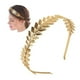 thumbnail image 5 of Diadema con corona de hojas doradas, corona para el pelo con hojas de Metal para bodas, bailes, festivales, accesorios para el cabello para dama de honor, 5 of 8