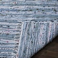 thumbnail image 4 of Safavieh Rag Rug Light Blue Contemporary Rug - Runner 2'3" x 7', 4 of 4