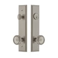 thumbnail image 5 of Grandeur Carr  Tall Plate Single Cylinder One Piece Knobset with Soleil Knob, 5 of 6