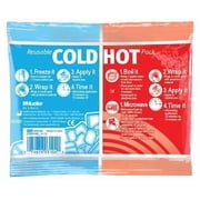 Mueller Reusable Cold/Hot Therapy Wrap, Unisex, Black, 2 Cold/Hot Packs