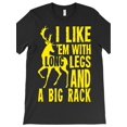 thumbnail image 1 of Camiseta con citas de caza de ciervos 1413 para hombre, manga corta, estampado divertido, serie Black Ar, 1 of 6