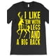 thumbnail image 1 of Camiseta con citas de caza de ciervos 1413 para hombre, manga corta, estampado divertido, serie Black Ar, 1 of 6