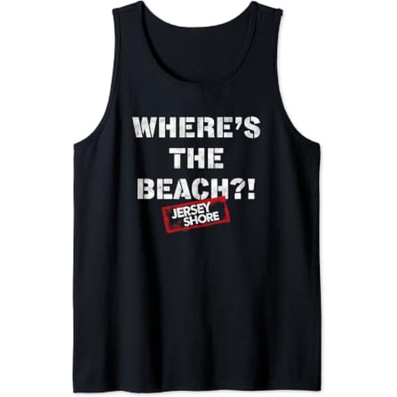 Jersey Shore Where'S The Beach Tank Top Size S-3XL