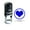 Blue Ink, variant on HEART SHAPE Round Self Inking Rubber Stamp Shiny Mini Round Stamper 20mm Teachers Stamp