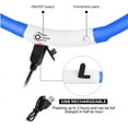 thumbnail image 2 of Collar con luz LED para perros, collar de seguridad para mascotas de longitud ajustable y recargable por USB para perros y gatos, 2 of 4