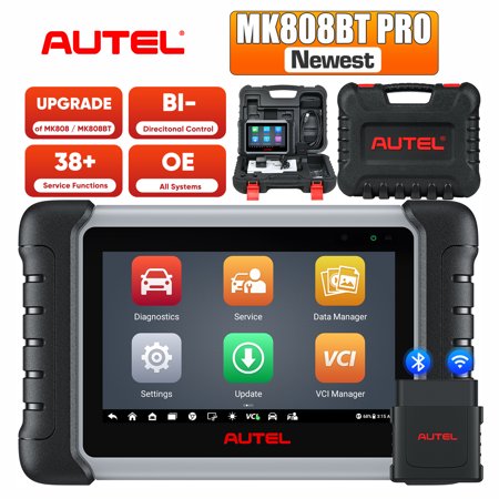 Autel Scanner MaxiCOM MK808BT Pro Auto Diagnostic Scan Tool with Bluetooth,Update Version of MK808/MX808