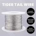 thumbnail image 6 of 1Roll 28 Gauge 984FT 304 Stainless Steel Binding Wire for Jewelry Making Strapping Sculpture Frame Cleaning Brushes Making, 6 of 9