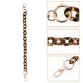 thumbnail image 3 of Unique Bargains 1 Pc Round Handbag Chain Strap 14.57" Dark Coffee Color Acrylic, 3 of 5