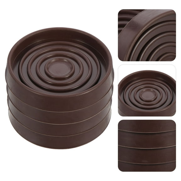 SWETRACE 4Pcs Furniture Coasters Caster Cups for Furniture Non Slip 8.70X8.70X1.50CM