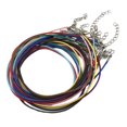 thumbnail image 1 of 100 piezas de hilo de cera de pulseras de collar de encerado de colores Mezclado Zulema Cordón de collar de algodón encerado, 1 of 8