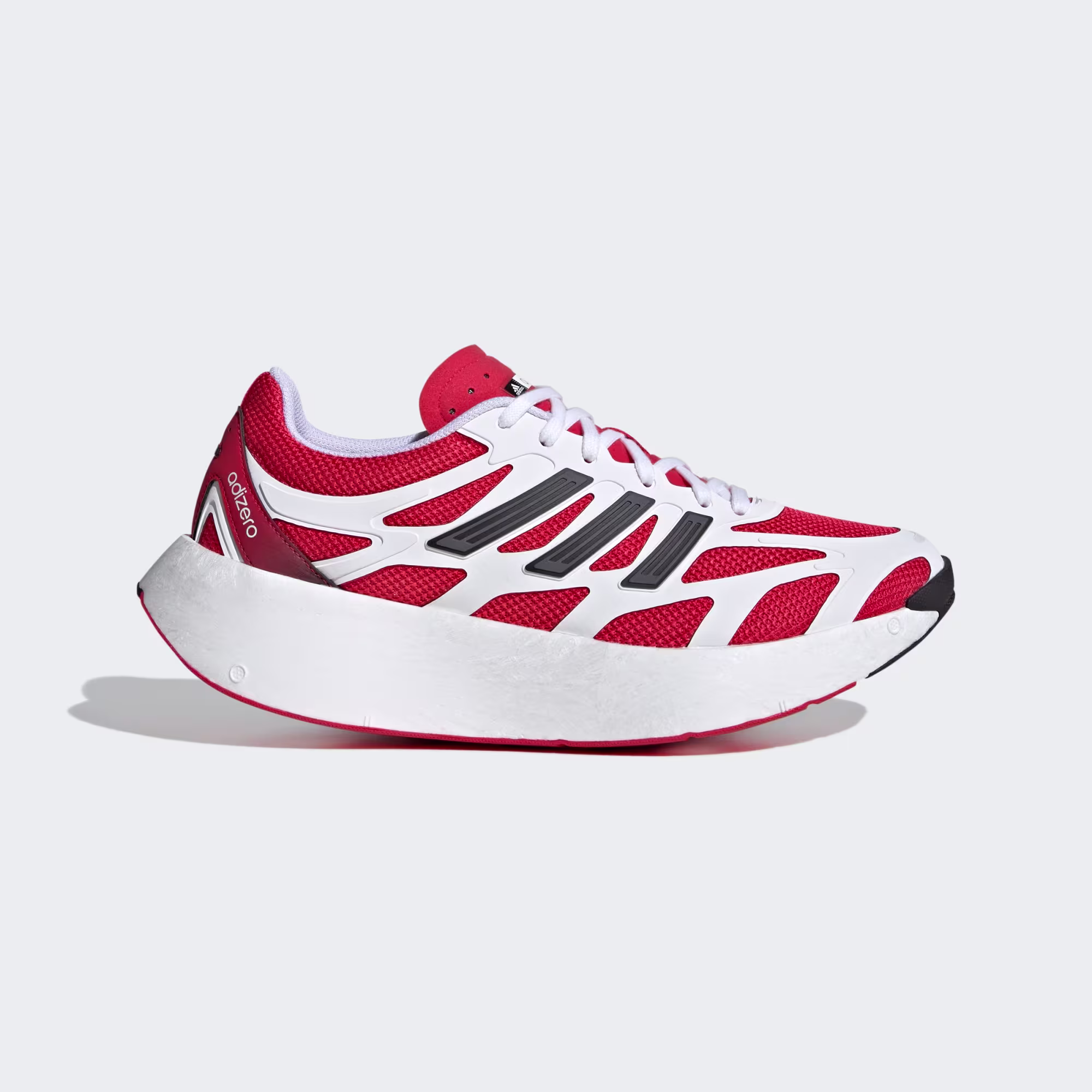 TENIS ADIDAS ADIZERO ARUKU SWIRLFOAM CLOUD WHITE PURE RUBY