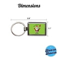 thumbnail image 3 of Santa Playing Pickleball Funny Merry Dink-mas Christmas Metal Rectangle Keychain, 3 of 7