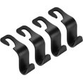 thumbnail image 1 of Car Seat Headrest Hook 4 Pack, Universal Car Seat Hooks for Purses and Bags, Purse Holder for Car, Car Storage Organizer, 1 of 5