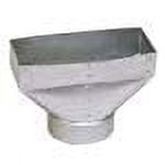 SWBS4106 4X10X6" Galvanized Sheet Metal Straight Boot