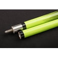 thumbnail image 6 of Mizerak 58 In. Deluxe Composite Neon Fade 2-Piece Billiards Cue, Green, 6 of 7