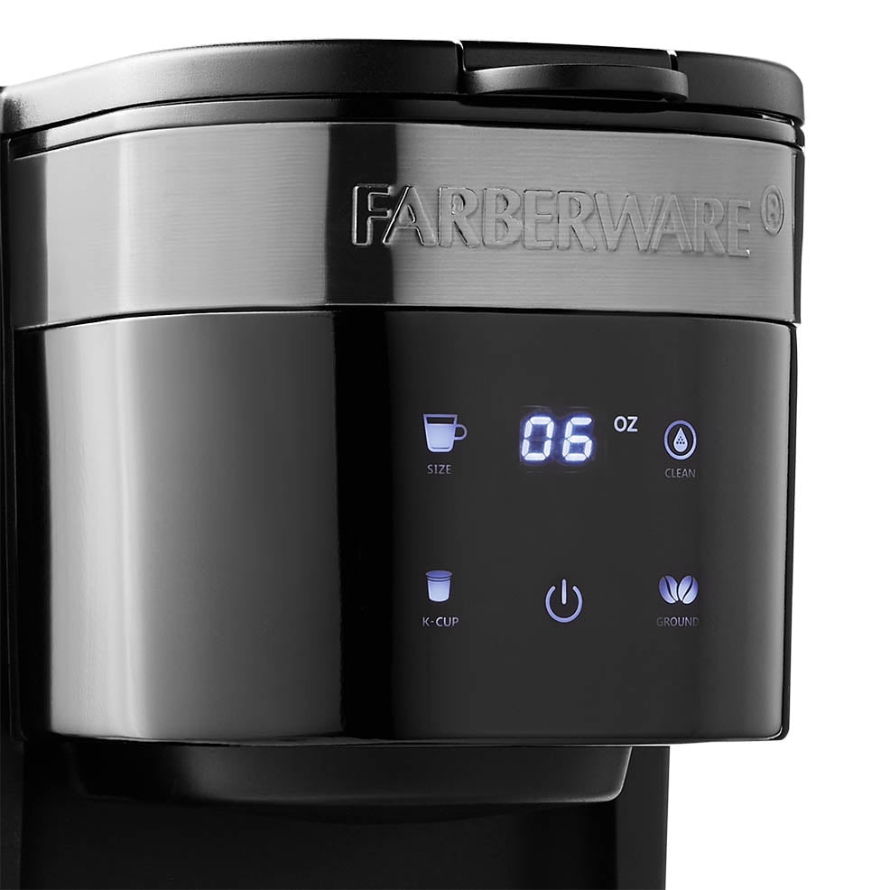 Buy FARBERWARE SINGLE SERVE K-Cup Brew COFFEE MAKER Stainless and Black  510762