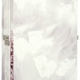thumbnail image 3 of Legacy Decor 4 Panel Room Divider Privacy Screen Black & White with Pink Accents Eiffel Tower Paris Theme, 3 of 5