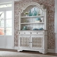 thumbnail image 3 of Liberty Furniture Hutch & Buffet in Rubberwood Solids w/ White Oak & Birch Veneers, 3 of 9