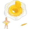 WIIKWEEK Children's swimming seat ring baby water inflatable underarm seat ring star-shaped baby swimming ring