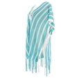 thumbnail image 4 of Crochet Stripe Fringe Cover Up, 4 of 6