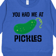 thumbnail image 3 of Inktastic You Had Me at Pickles Toddler Sweatshirt, 3 of 4