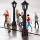 thumbnail image 4 of RomaMX 3pcs Figuras de micropaisaje y adornos en miniatura Luces de modelo Lámpara de calle Luces de simulación Creativas (Negro), 4 of 7