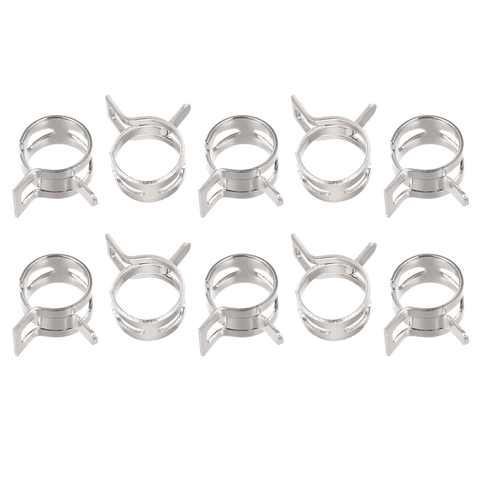 Uxcell Spring Hose Clamp, 65Mn Steel 11mm Low Pressure Air Clip Clamps