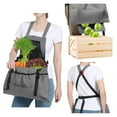 thumbnail image 3 of Delantal de Jardinería ANGGREK Con bolsillos bolsa de Cosecha tela Oxford Gran capacidad, 3 of 7