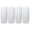 White, variant on NEH Center Hole Ribbed Boat Pontoon Fender 10" x 28" 4pcs Inflatable Vinyl Mooring Bumpers Guard Dock Docking - White