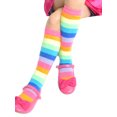 thumbnail image 2 of Angelina Rainbow Striped Knee-High Socks (1-6 Pairs), 2 of 3