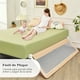 thumbnail image 4 of Costway 180 cm Barandilla de Cama Abatible Riel de Cama para Bebé de Malla Universal para Colchón Individual Matrimonial 180 x 37 x 56 cm, 4 of 8