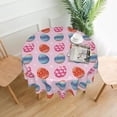 thumbnail image 4 of Easter Eggs Tablecloth, Cute Bunny Table Cloth for Party Decoration, Round 60 Inch, Happy Easter Themed Tablecloths for Dinner Kitchen Party Picnic, 4 of 6