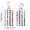 B, variant on HOARBOEG Personal Color Analysis Card with Color Wheel - Portable Color Matching Styling Guide Acrylic Keychain for Wardrobe, Makeup, Fashion Stylists and DIY Color Season Finder