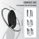 thumbnail image 5 of Soporte metálico vertical con base antideslizante compatible con la consola PlayStation 5 Slim/Pro - Soporte portátil para consola PS5, 5 of 9