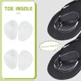 thumbnail image 4 of 2 Pairs Flip Flops Grip Pads Self-Adhesive Sandal Cushions Pad Gel Insoles Pads for Thong Sandals, 4 of 7