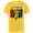 Yellow, variant on Marvel Avengers Christmas Family Trip Merry & Bright Mom - Short Sleeve Cotton T-Shirt for Adults - Customized-Black