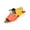 Orange, variant on Womens Beach Wedge Sliders, Women's Color Block Sport Sandals Casual Open Toe Platform Gladiator Shoes, Comfort Lace Up Backstrap Beach Sliders, Fashion Non Slip Outdoor Walking Wedge Flats, Orange 6