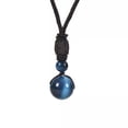 thumbnail image 2 of EOEMY 16mm Natural Blue Tiger Eye Beads Pendant Necklace Bracelet Chakra Quartz Reiki, 2 of 6