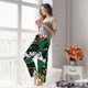 thumbnail image 5 of Balery Dinosaur Skeleton Pantalones de pijama para mujer, pijamas ultraligeros, pantalones de estar por casa-XX-Large, 5 of 6