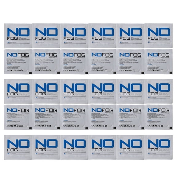 30pcs Glasses Anti-Fog Wet Wipes Pre-moistened Antifog Lens Wipe Individually Wrapped Disposable Defogger Eyeglass Wipes