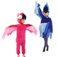 thumbnail image 2 of Disfraz de loro de dibujos animados para niños y adultos, ropa de actuación, disfraz de baile rojo y dorado, accesorios de cosplay, 2 of 5