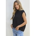 thumbnail image 4 of FOLUNSI Elegant Cable Knit Vest - Chic Black Knitwear for Any Event!, 4 of 8