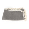 thumbnail image 1 of Mantel rectangular de fibra de poliéster, cubierta de mesa decorativa con encaje de borlas para el hogar, restaurante, hotel, café gris 140x180cm/55.1x70.9in, 1 of 10